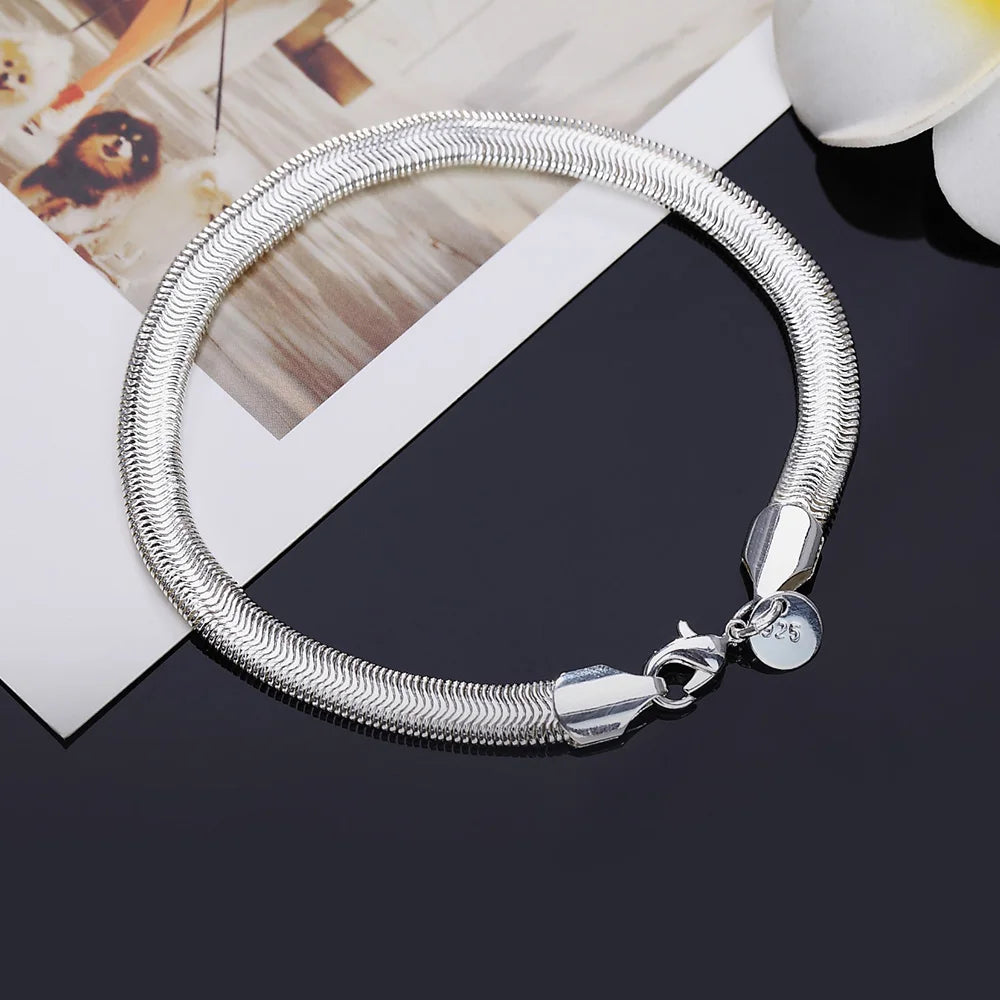 Fine 925 sterling silver Chain stars Bracelets for women Charms fashion designer party Wedding Jewelry Holiday gifts