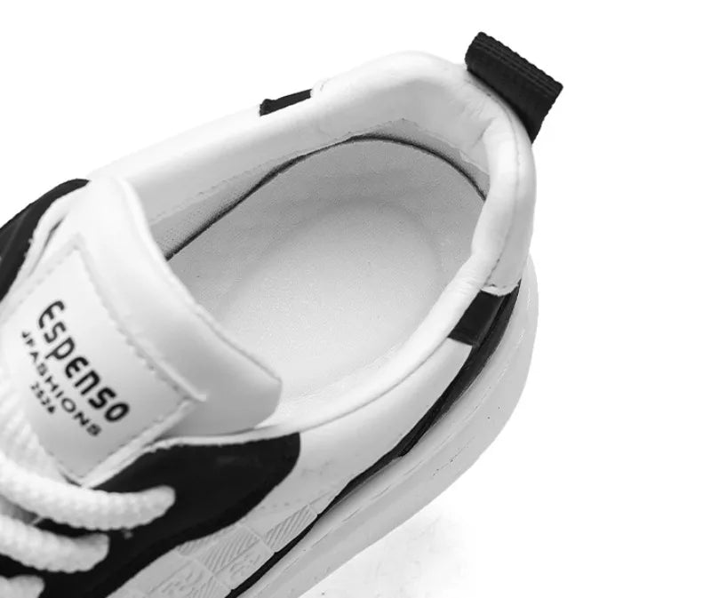 New Korean Version Printed Men Skateboarding Shoes Men Fashinable Increase Breathability Platform White Shoes Sports Casual Shoe