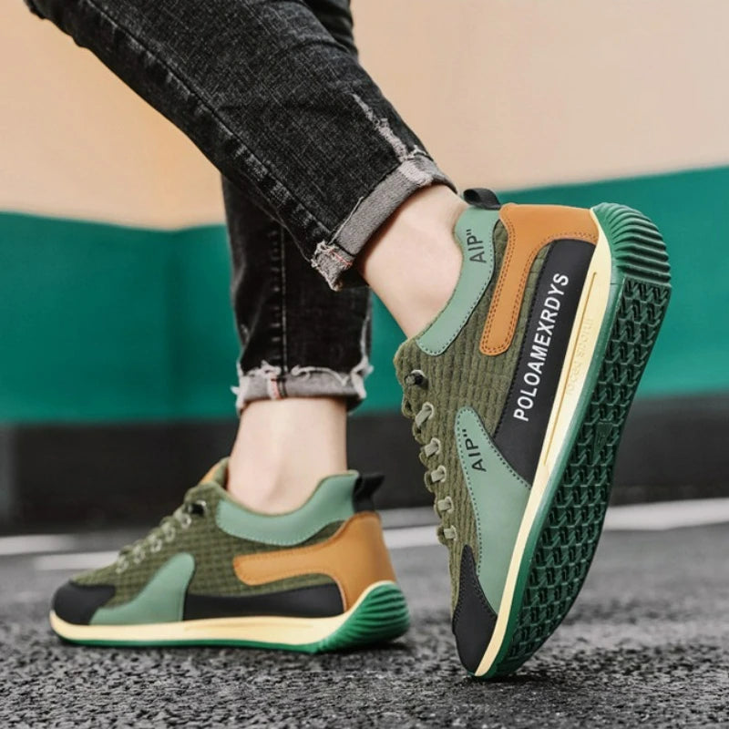 Sneakers Platform Shoes for Men Luxury Brand Chunky Sneakers Breathable Casual Men Vulcanize Shoes 2025 New Designer Ankle Shoes