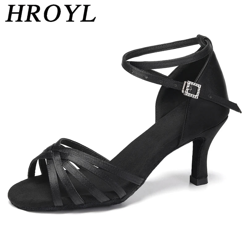 Hot Selling Women's Tango/Ballroom/Latin Dance Dancing Shoes Heeled Salsa Professional Dancing Shoes For  Girls Ladies 5cm/7cm