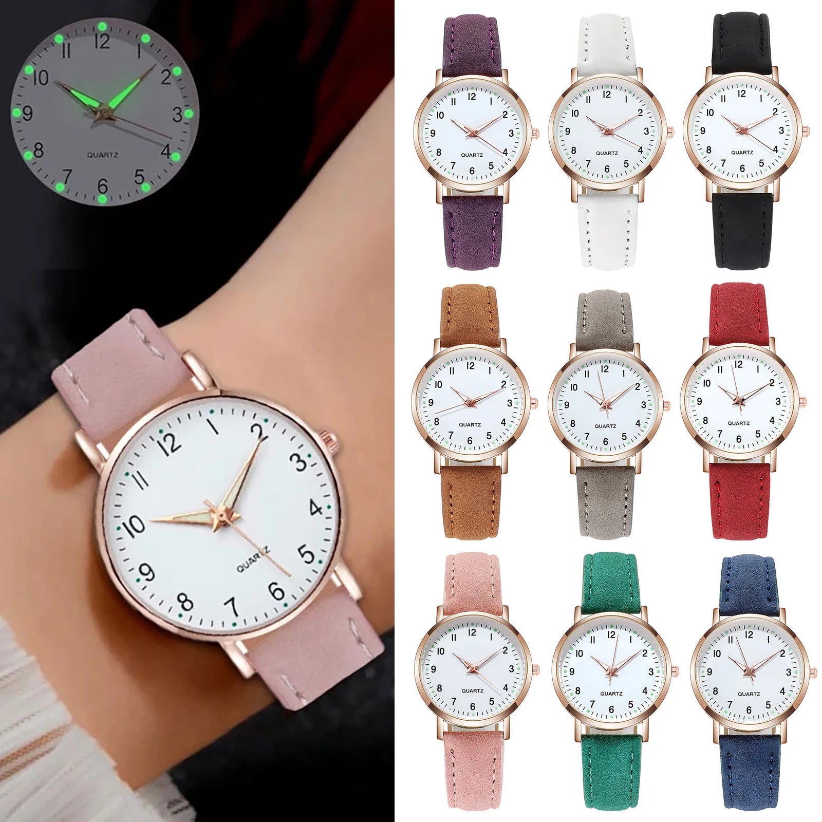 New Watch Women Fashion Casual Leather Belt Wristwatch Simple Ladies Small Dial Quartz Clock Dress Women's Watches Reloj Mujer