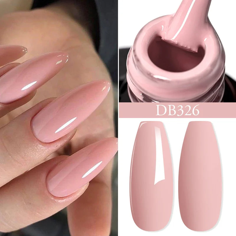 Mtssii 6ML Chocolate Color Gel Nail Polish Brown Semi Permanent UV Gel Autumn Winter Popular Soak Off Nail Art Gel Varnishes
