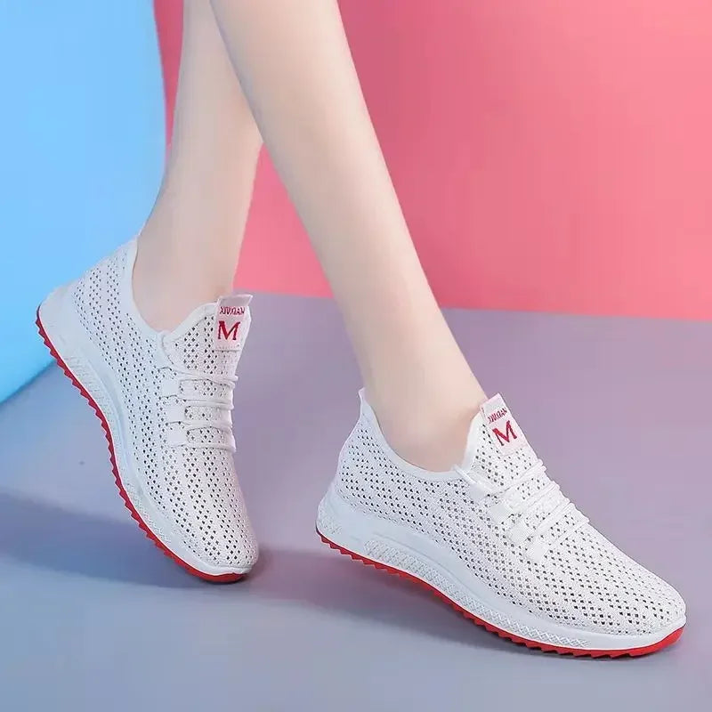 Basket Femme 2025 Hot Sale Summer Women's Vulcanize Shoes Sneakers Young Lady All Match White Black Footwears Zapatos De Mujer