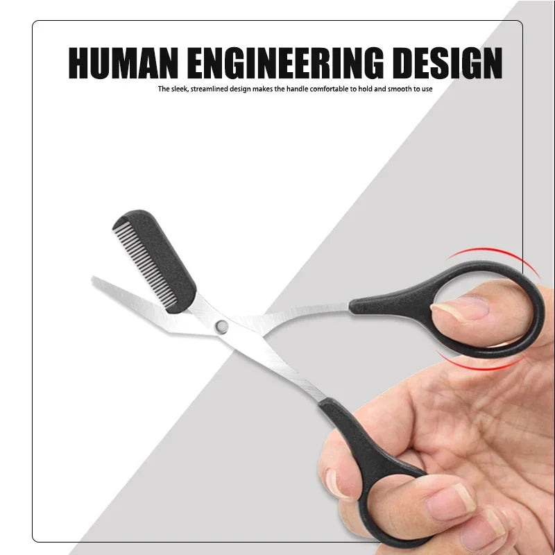 Eyebrow Trimmer Scissor Beauty Products for Women Eyebrow Scissors  with Comb Stainless Steel Makeup Tools Beauty Scissors