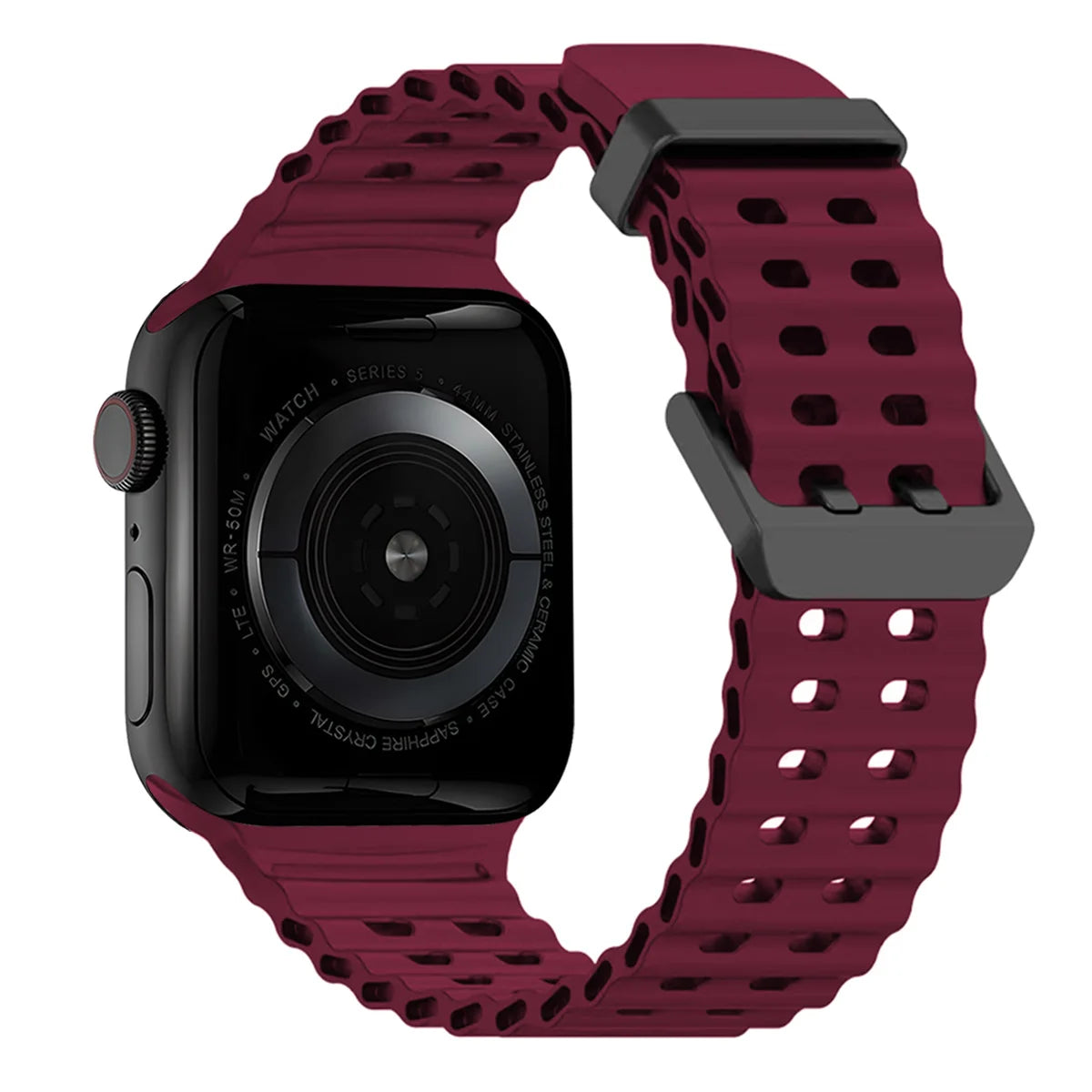 Silicone Strap for Apple Watch Ultra 3 49mm 46 45 44 42 38 41mm 40mm Sport Band for IWatch Series11 10 9 8 7 6 SE 5 4 3 2 Correa