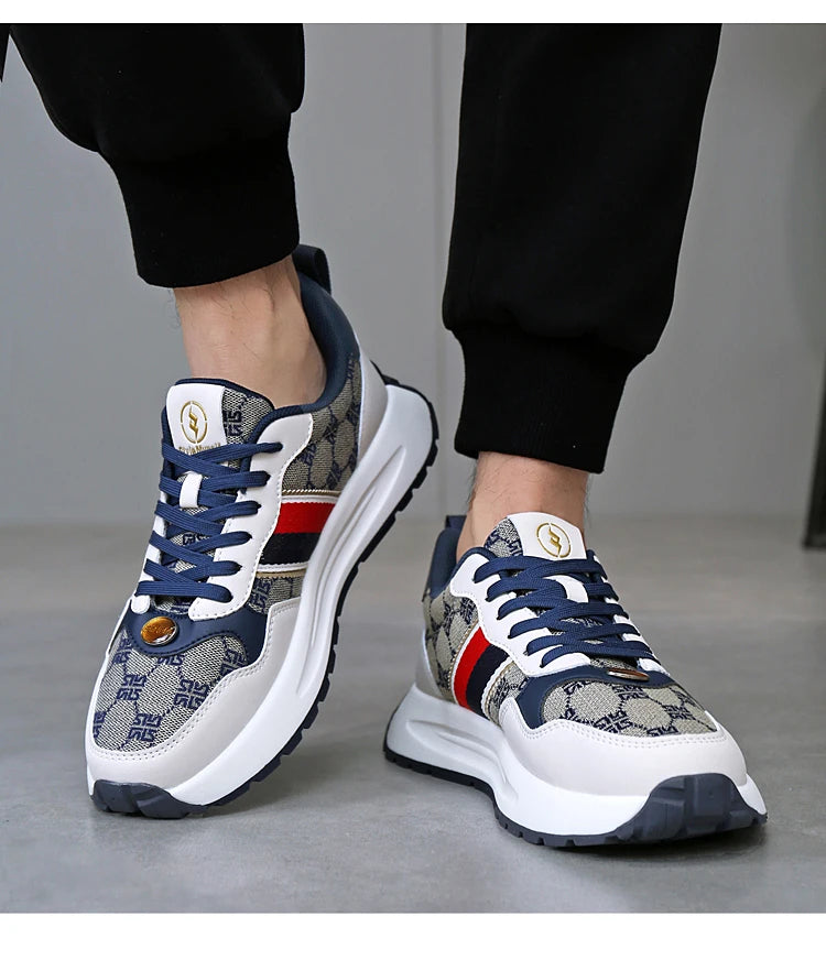 SENMA  Luxury Men's Shoes Men Casual Shoes Men's Skateboard Shoes Retro Platform Sneakers Unisex Women's Sports Shoes Sneakers