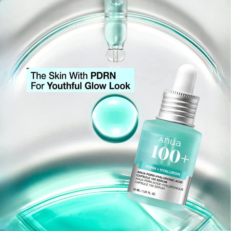 ANUA Skin Care Essence Hyaluronic Acid Capsule 100 Serum Blue Radiant Face Serum for Glass Skin Korean Skincare Products
