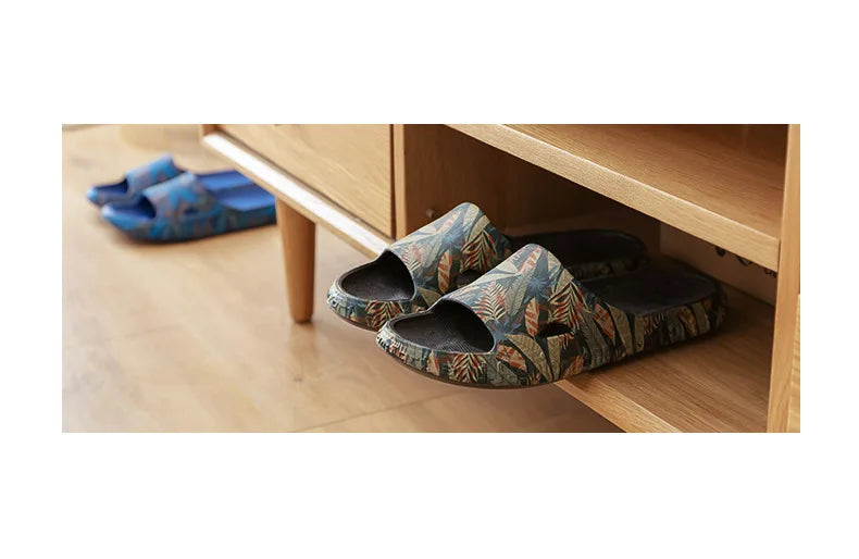 Men Shoes Summer Slippers 2023 New Beach Sandals Male Casual Flat Non-slip Breathable Light Home Slides Chanclas Mujer