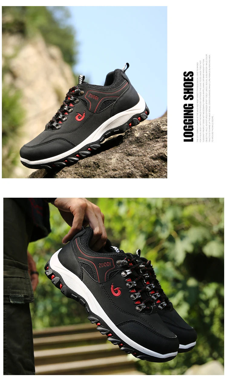 Men Hiking Shoes New Outdoor Casual Sneakers Comfortable Lightweight Shoes for Men Flats Large Sized 48 Walking Sneakers