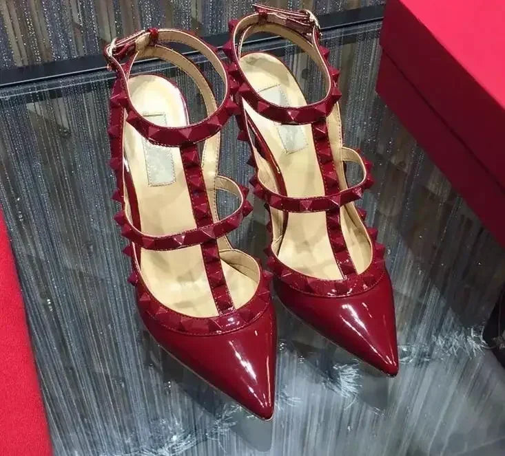 Woman Sandals Super High Heels Wedding Shoes for Women Women Sandals Designer Female Ladies Luxury Sexy Rivets
