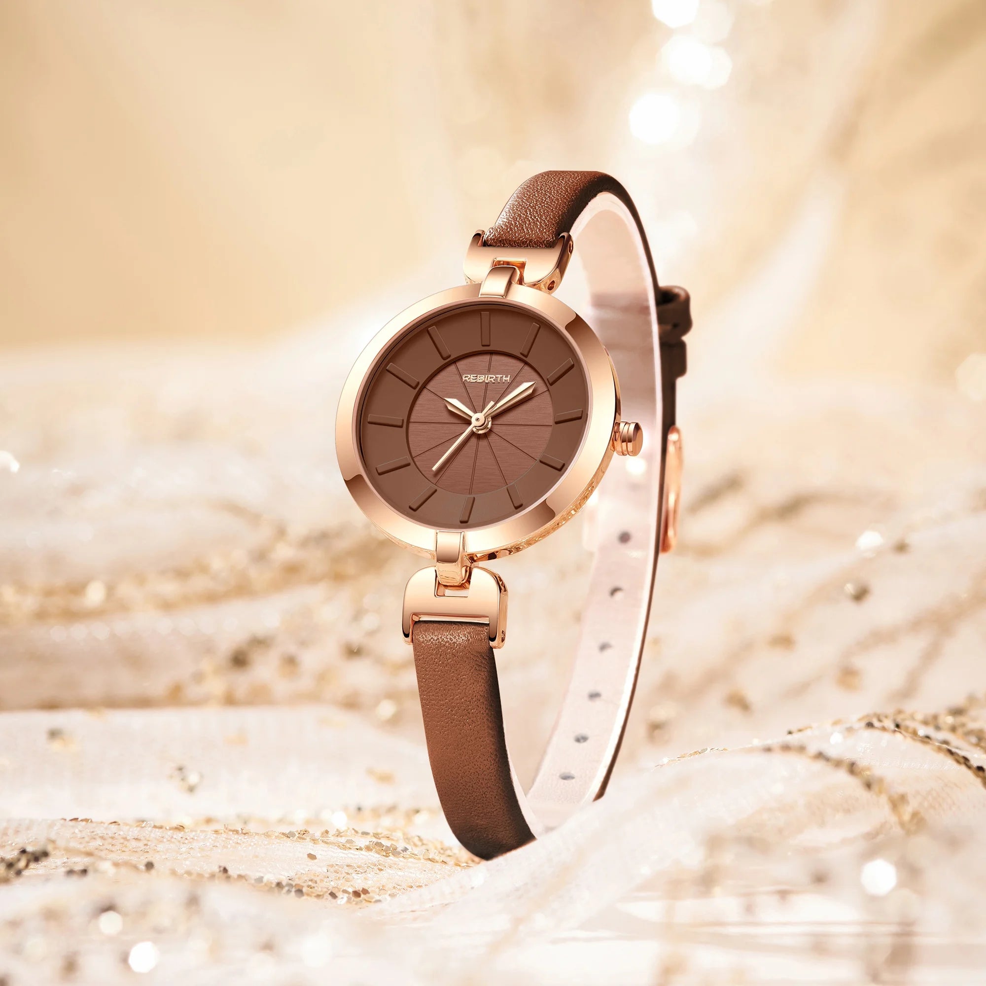 Rebirth Lipuf Brand Women's Watch High-End Niche Design Fashion Quartz Watch