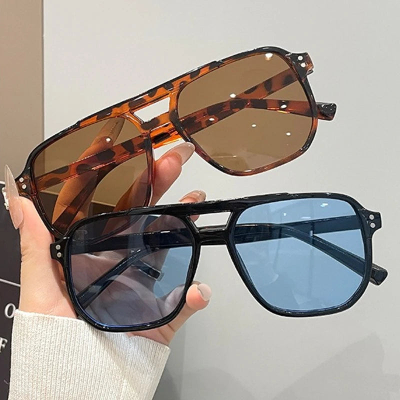 Luxury Brand Square Sunglasses Women Men Fashion Classic Sun Glasses Female Male Designer Mirror Outdoors Travel Shades Очки