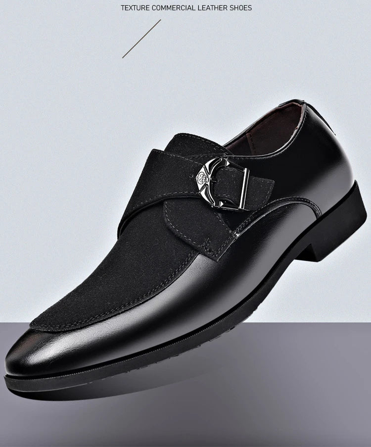 Luxury Dress Shoes for Men designer Business Men Oxford Shoes British Style Pointed Wedding Formal Shoes New Men Fashion Loafers