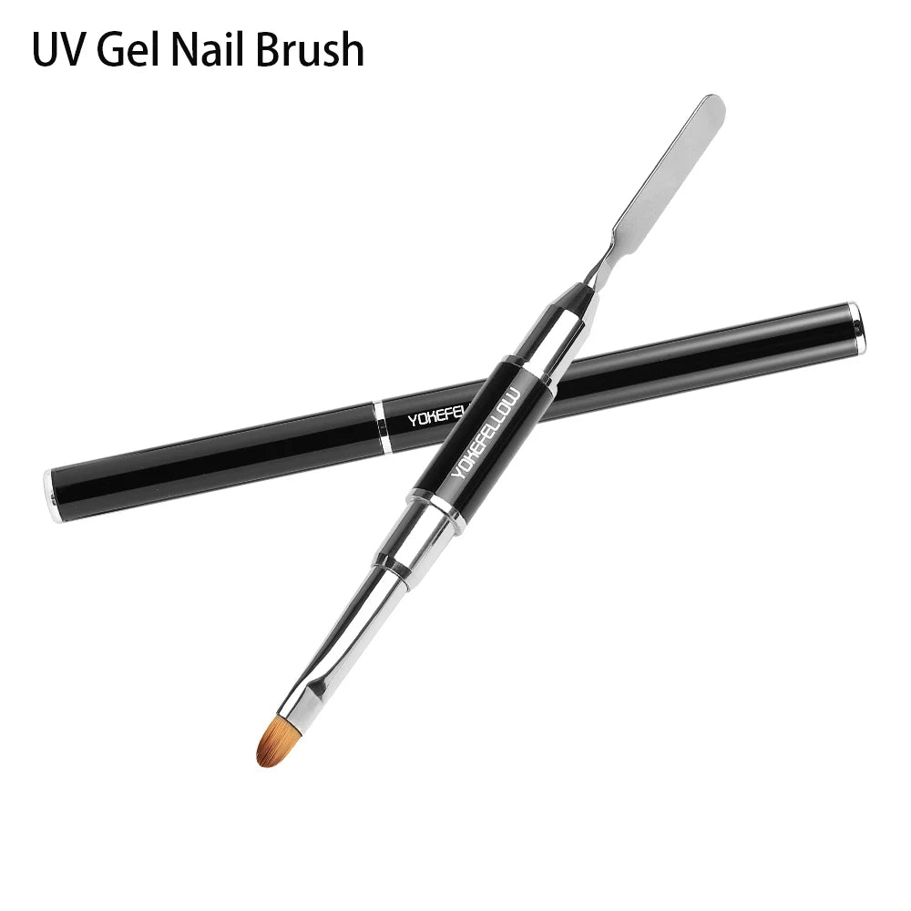 YOKEFELLOW 15g Jelly Extension Gel Nail Polish Nude Pink Clear Building Construct Extend Gel Soak Off UV LED Acrylic Gel Varnish