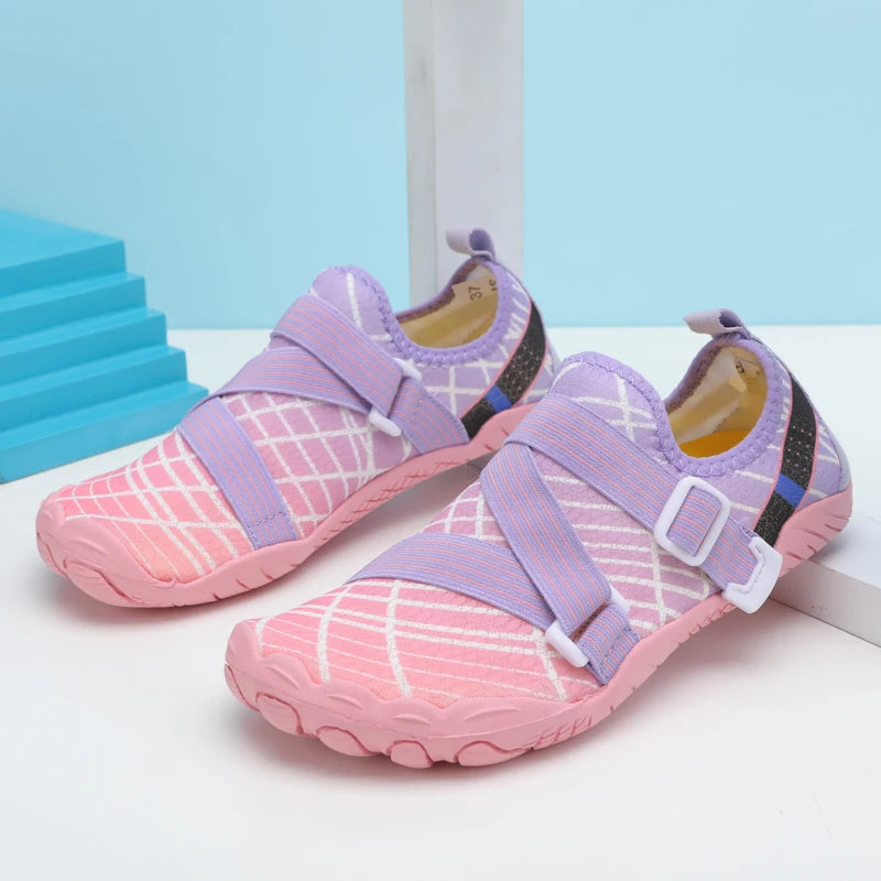 High Ankle Unisex Gym Footwaer Couples Vacation Beach Game Aqua Shoes Women Indoor Yoga Shoes Men Squat Fitness Shoes 35-46#