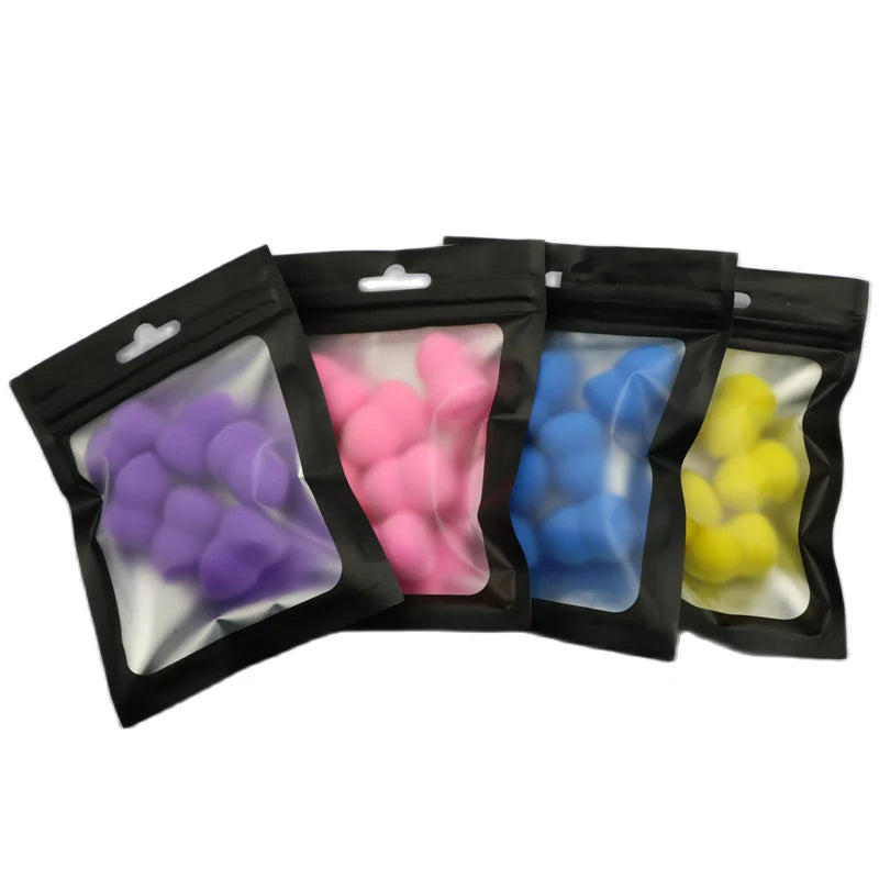 OGEYERO6pcs Mini Makeup Sponge Puff Beauty Egg Sponge for Makeup Concealer Foundation Face Cosmetic Puff Kit Make Up Blender Too