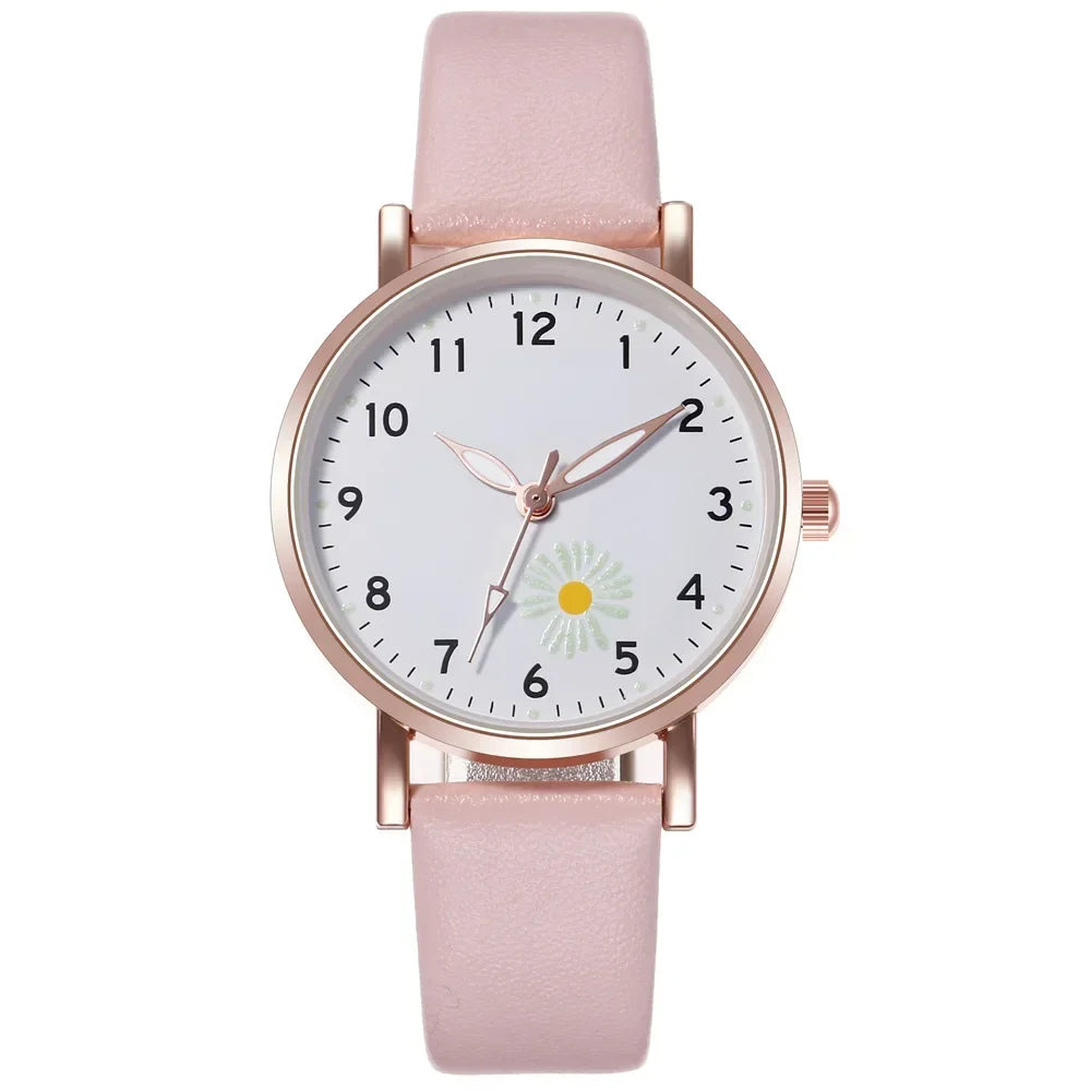 Luminous Watch for Women Girls Simple Trendy Glow in The Dark Watch Cute Fresh School Student Wristwatch Gift