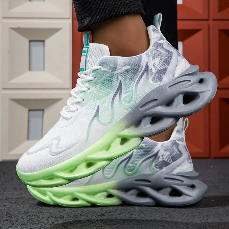 MAEDEF Women's Shoes Men Women Running Sports Shoes Lightweight Mesh Breathable Comfortable Flat Soft Tennis Shoe Sneakers Woman