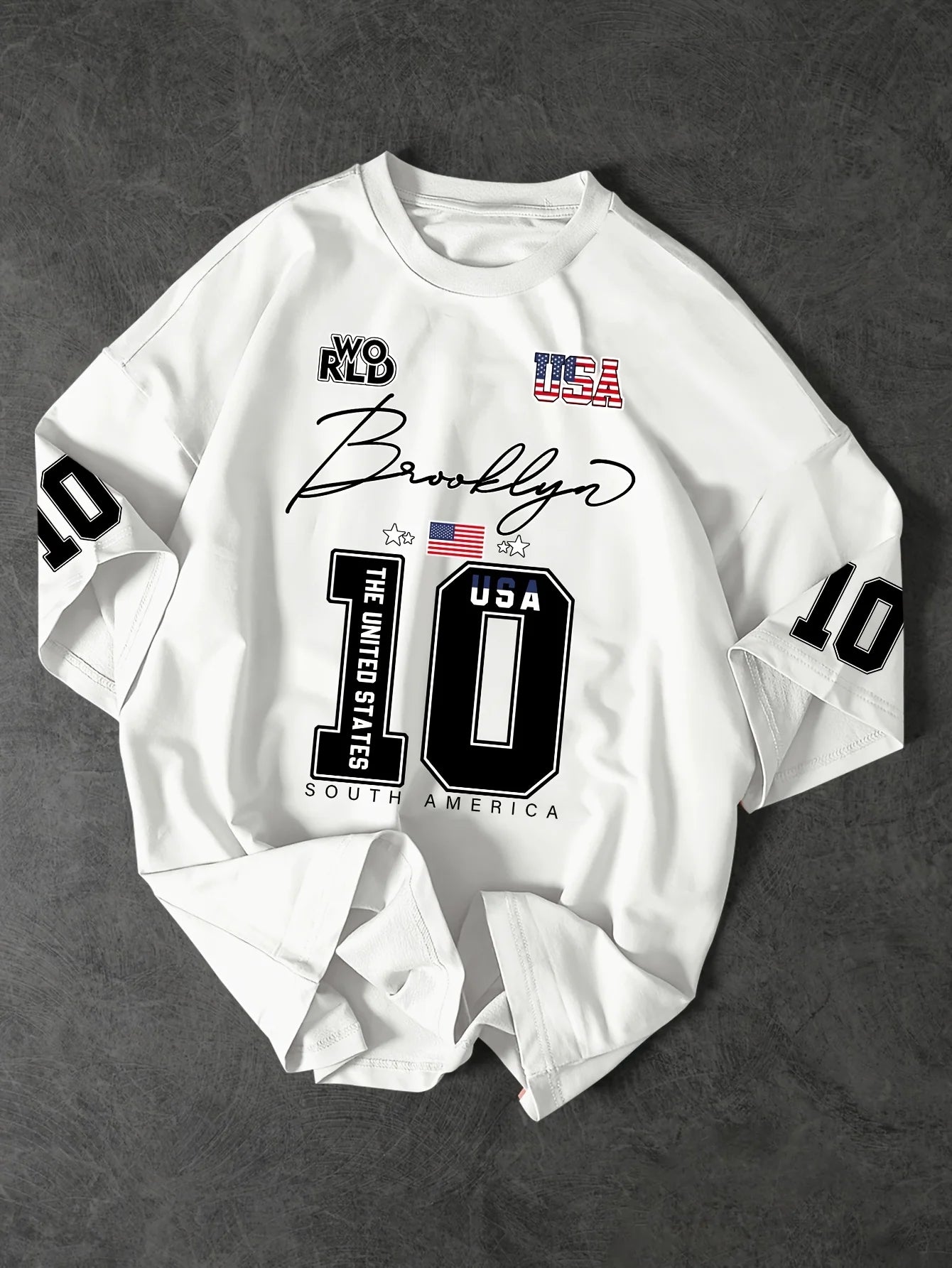 2025 Summer New Men's T-shirt Casual sporty breathable lightweight digital print Men's T-shirt