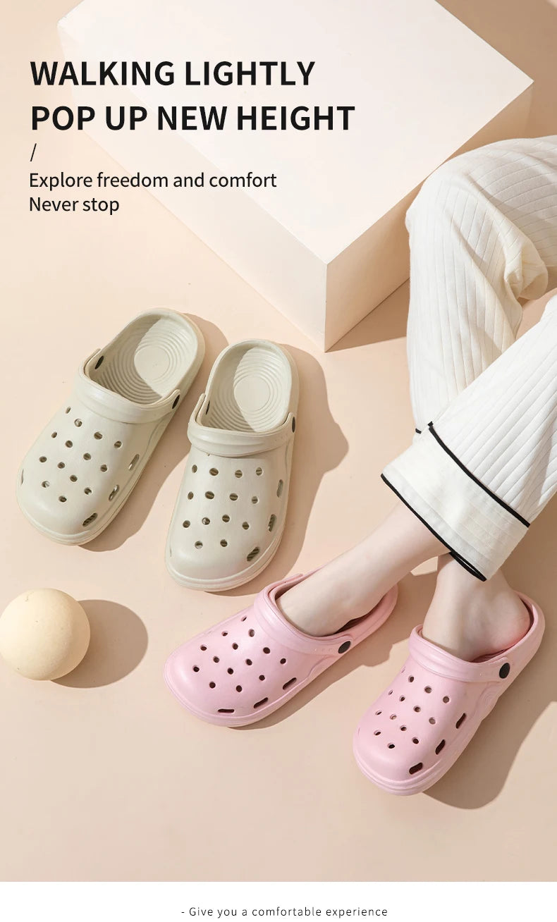 Cave shoes for women  new summer home decor  EVA anti slip beach wearing outdoor sandals women's garden shoes