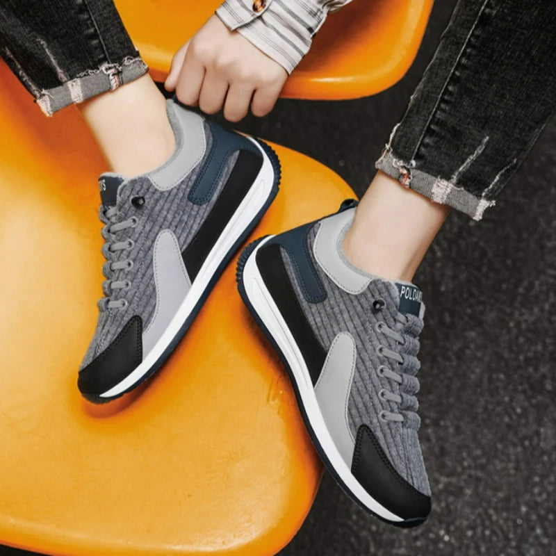 Sneakers Platform Shoes for Men Luxury Brand Chunky Sneakers Breathable Casual Men Vulcanize Shoes 2025 New Designer Ankle Shoes