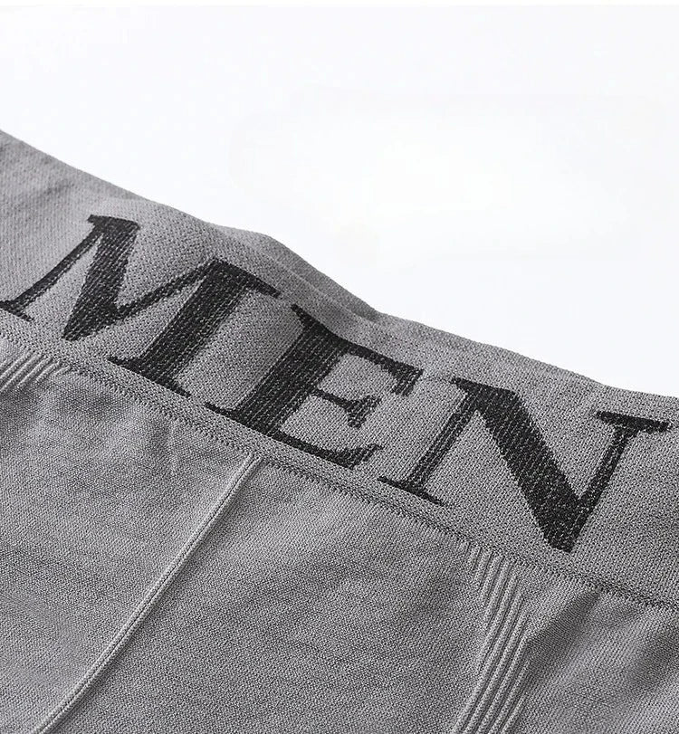 3Pcs/Lot Men's Panties Underwear Boxers Breathable Man Boxer Solid Underpants Comfortable Male Brand Shorts Black Blue Underwear