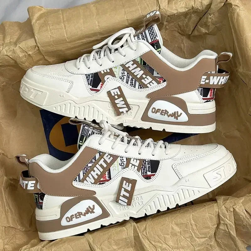 High quality Men's Shoes Breathable Men Walking Sneakers Shoe Leather Outdoor Running Shoes Lace-up Men Casual Shoes New Zapatos