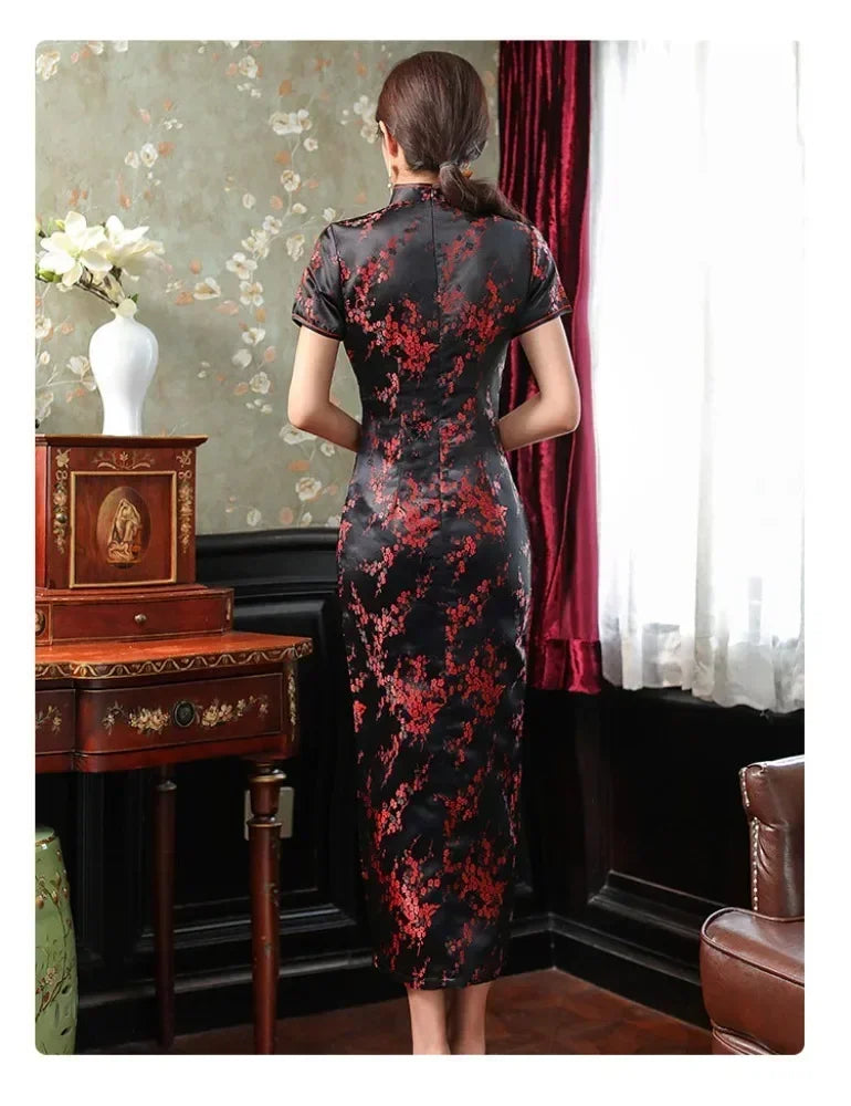 Fashion Clothes Party Vintage Casual Summer Elegant Traditional Chinese Clothing Cheongsams Chinese Dress Qipao Ethnic Style