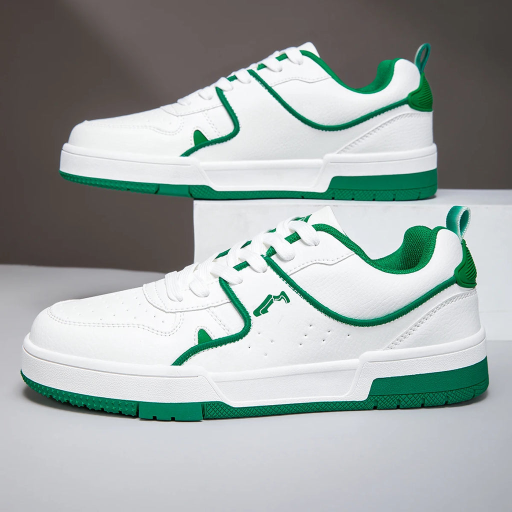 Men Board Shoes Autumn Trendy Lace Up Flat Sports Shoes Anti Slip Comfortable Couple Daily Wear Casual Sneakers for Men