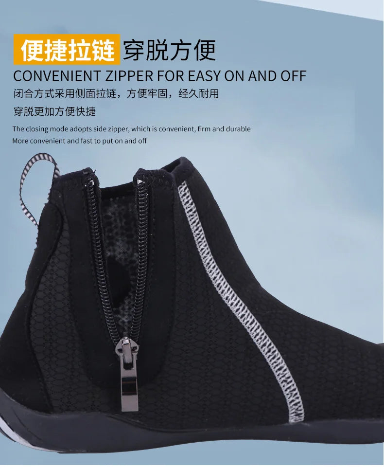 High Ankle Unisex Gym Footwaer Couples Vacation Beach Game Aqua Shoes Women Indoor Yoga Shoes Men Squat Fitness Shoes 35-46#