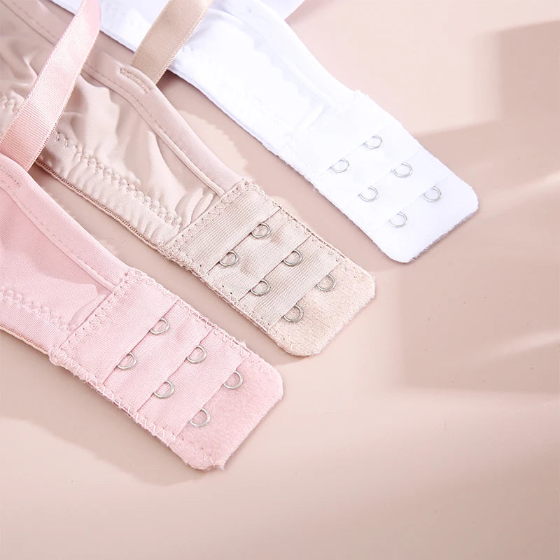 3Pcs/Set Sexy Breast-Expanding Women Bralette Underwear Ladies Gather Up No Show Sleepwear Big Breastless Seamless Bra Brassiere