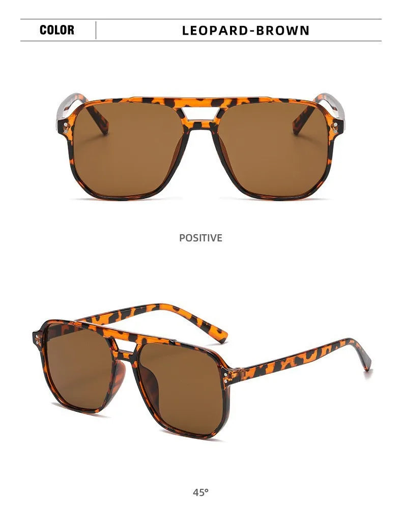 Luxury Brand Square Sunglasses Women Men Fashion Classic Sun Glasses Female Male Designer Mirror Outdoors Travel Shades Очки