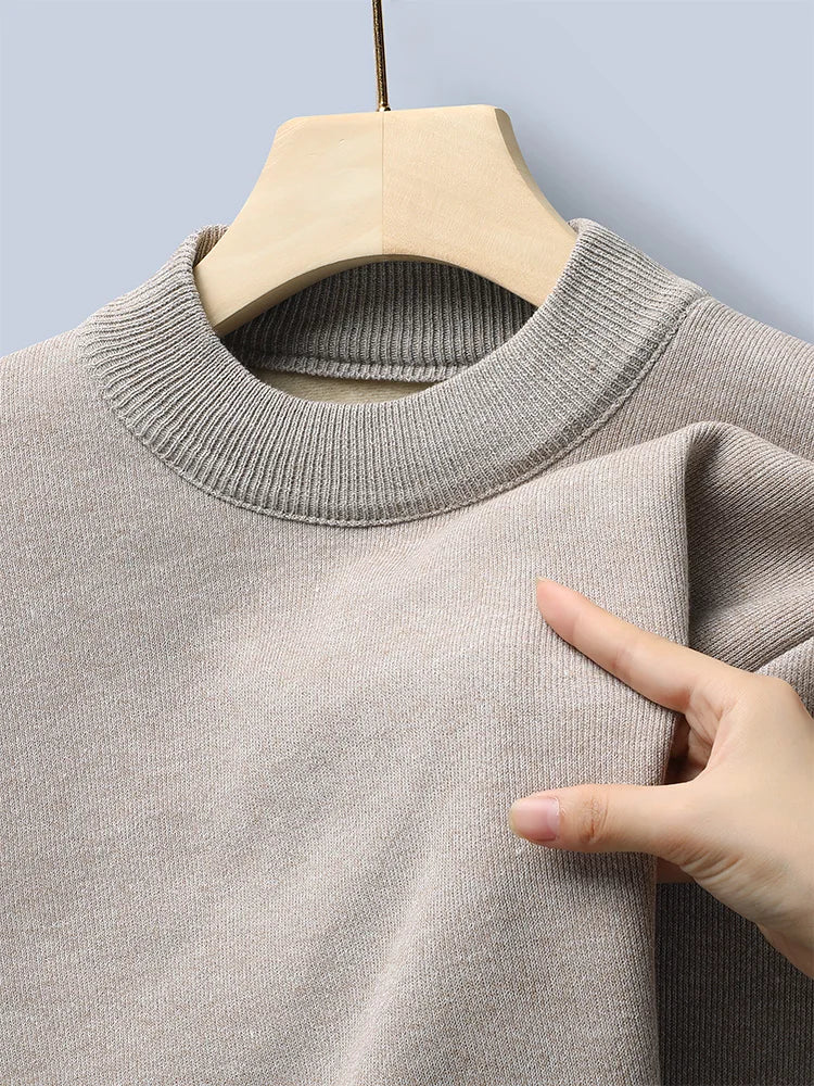 New Winter Turtleneck Sweater Thick Mens Casual Pullover Sweaters Solid Color Quality Warm Slim Turtleneck Sweaters Pullover Men