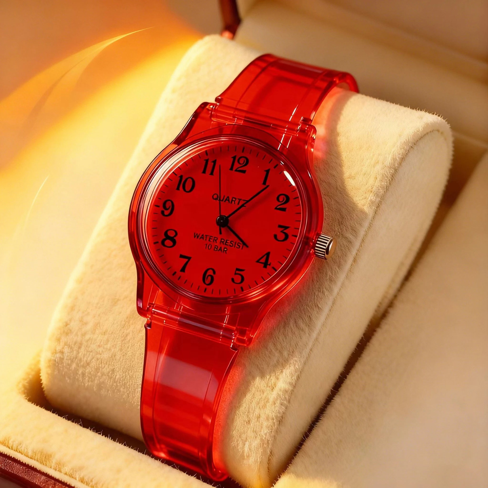 New simple silicone Brand WOKAI Casual Quartz Watch Women Crystal Silicone Watches Relogio Feminino Wrist Watch Hot sale