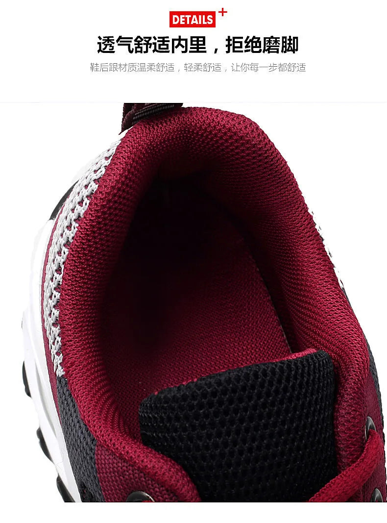 Tenis Women Sneakers Air Cushion Walking Shoes Breathable Gym Jogging Shoes for Woman Lace Up Platform Sport Shoe Tenes Feminino