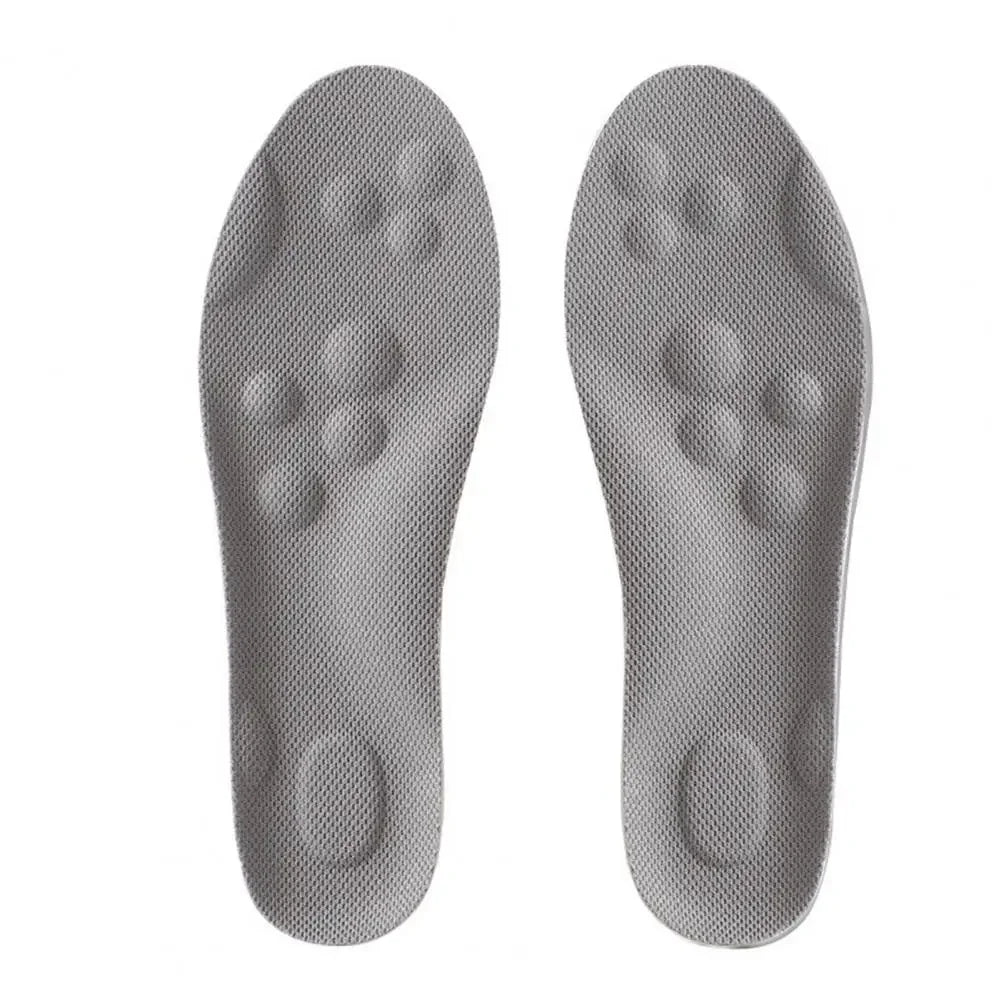 Memory Foam Insoles Cut to Fit Cloud Soles Breathable Inserts with Arch Support Shock-Absorbing Shoe Steppers for Sneakers