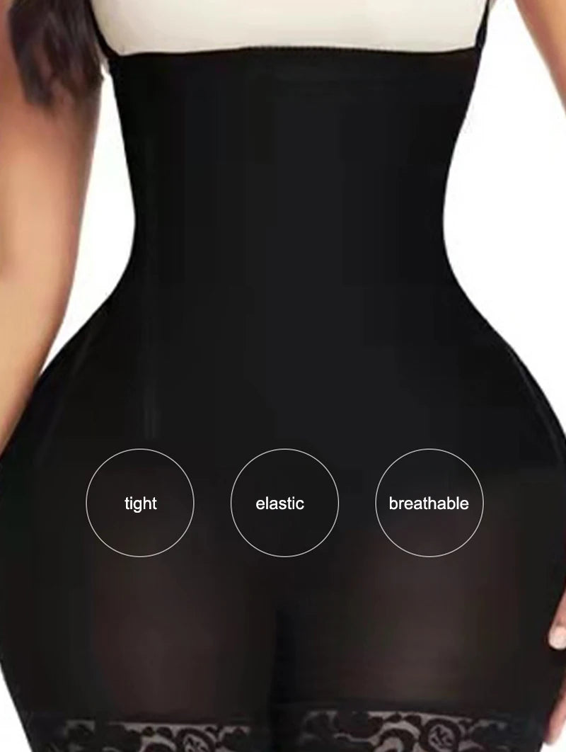 AfruliA High Compression Bodysuits Shapewear Fajas Colombianas Corrective Girdles Tummy Control Panties BBL Slimming Body Shaper