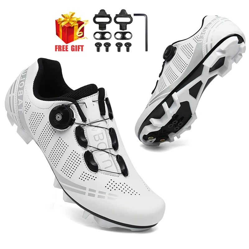 Cycling Sneaker MTB Men Sports Dirt Bike Shoes SPD Pedal Mountain Bicycle Footwear Speed Racing Man Flat Off Road Cycling Shoes