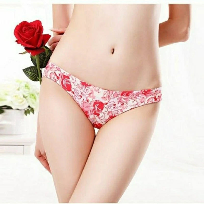 Women's Seamless Underwear Leopard Intimate Women Sexy Lace Black Floral Panties Seamless Panty 3pcs/set