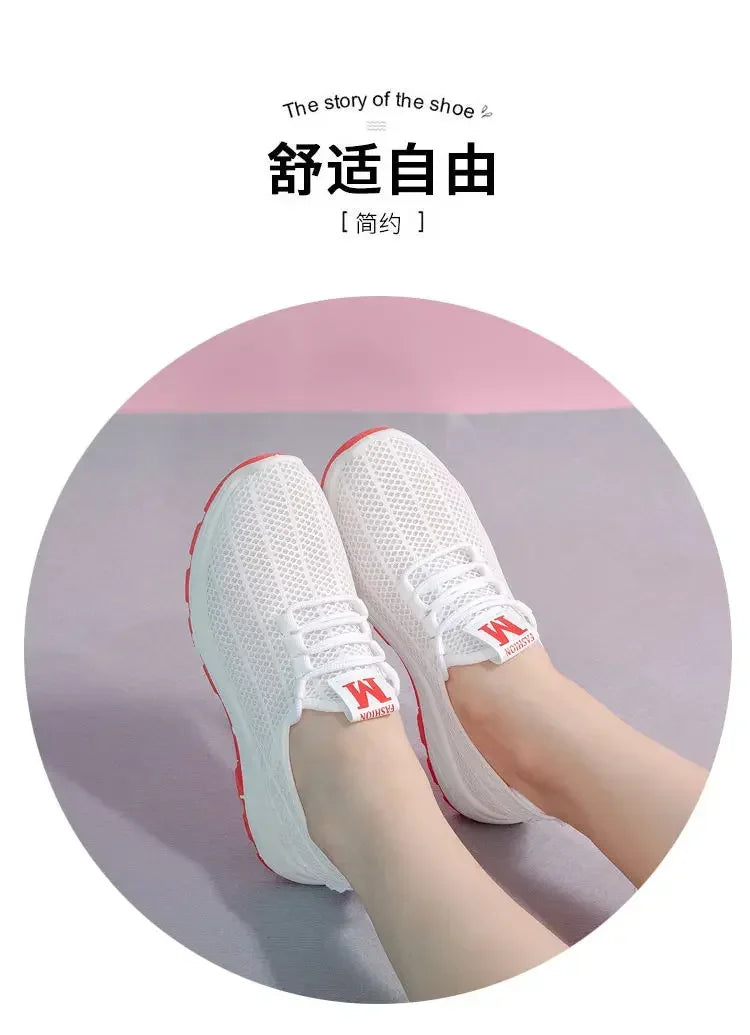 Basket Femme 2025 Hot Sale Summer Women's Vulcanize Shoes Sneakers Young Lady All Match White Black Footwears Zapatos De Mujer