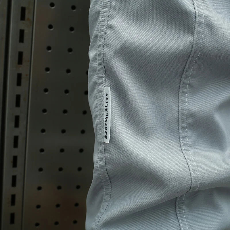 Men's Ice Silk Casual Pants Summer Thin Loose Harlan Nine-Point Trousers Trendy Sports Tools with Tied Feet forVersatile Style