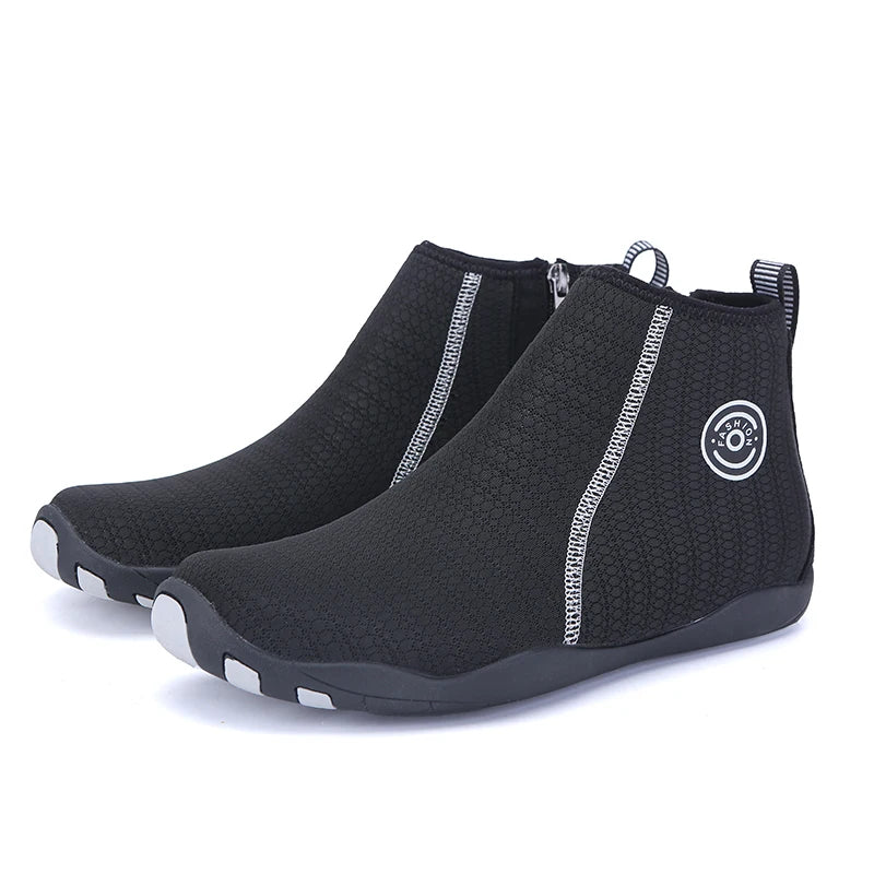 High Ankle Unisex Gym Footwaer Couples Vacation Beach Game Aqua Shoes Women Indoor Yoga Shoes Men Squat Fitness Shoes 35-46#