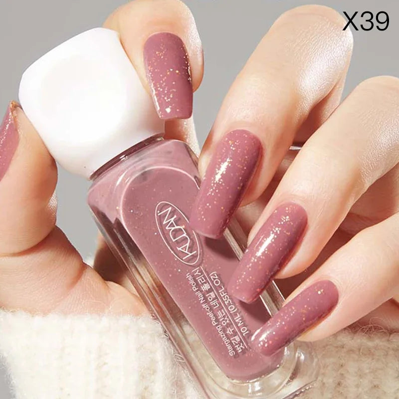 10ml Peel Off Water-Based Starry Nail Polish Fast Drying Long-Lasting Healthy And Brightening Effect No Need Lamp Cure