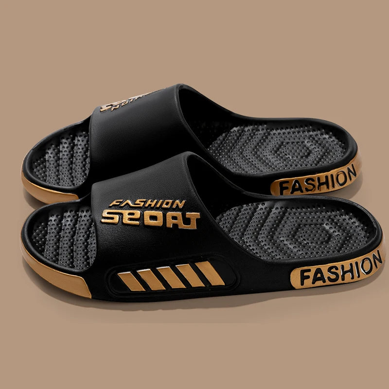 Fashion Men's Summer Slippers Anti-slip EVA Soft Sole Slipper Outdoor Beach Flip Flops for Men Household Comfortable Shoes