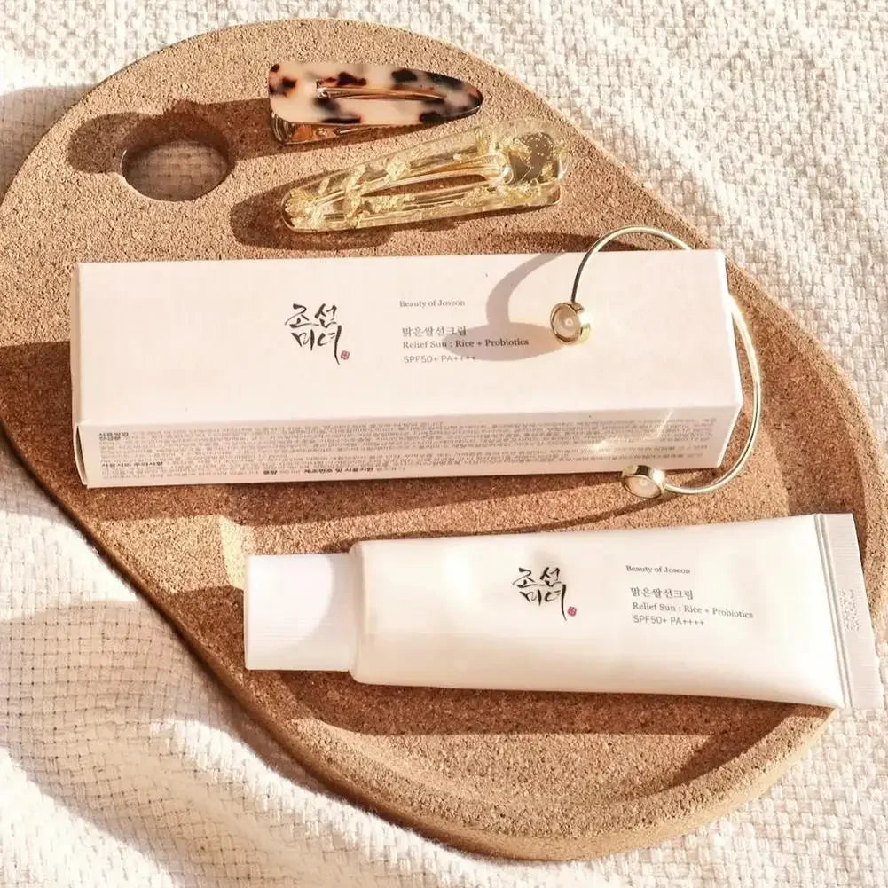 Korean Beauty of Joseon Rice Probiotic Skincare Set Sunblock Essence Oil Refreshing Toner Moisturizing Face Cream Eye Cream Skin