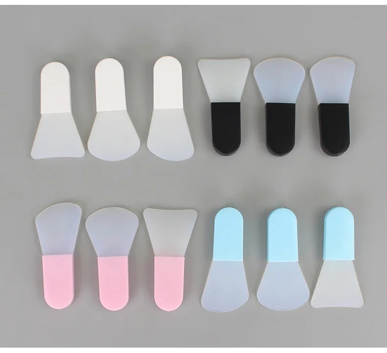 Mask Applicator Brush Soft Silicone Brush, Mini Makeup Spatula Facial Beauty Tool Set, Facial Mud, Makeup Mask Brush