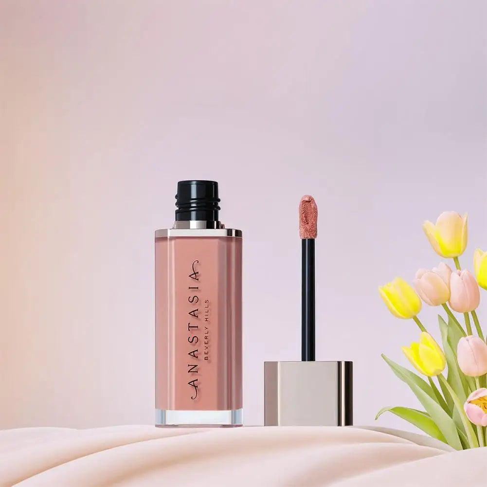 Matte Nude Liquid Lipstick 4 Colors Peachy Velvet Waterproof Non Stick Cup Hydrating Long Lasting Lip Glaze Makeup Cosmetics