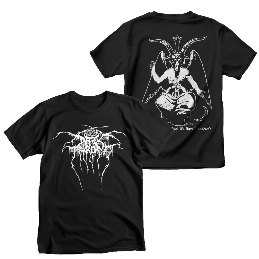 Darkthrone Baphomet T-Shirt Men Women Short Sleeve Retro Metal Rock Band Tops Brand T-shirt Oversize Tees Summer Men Clothes