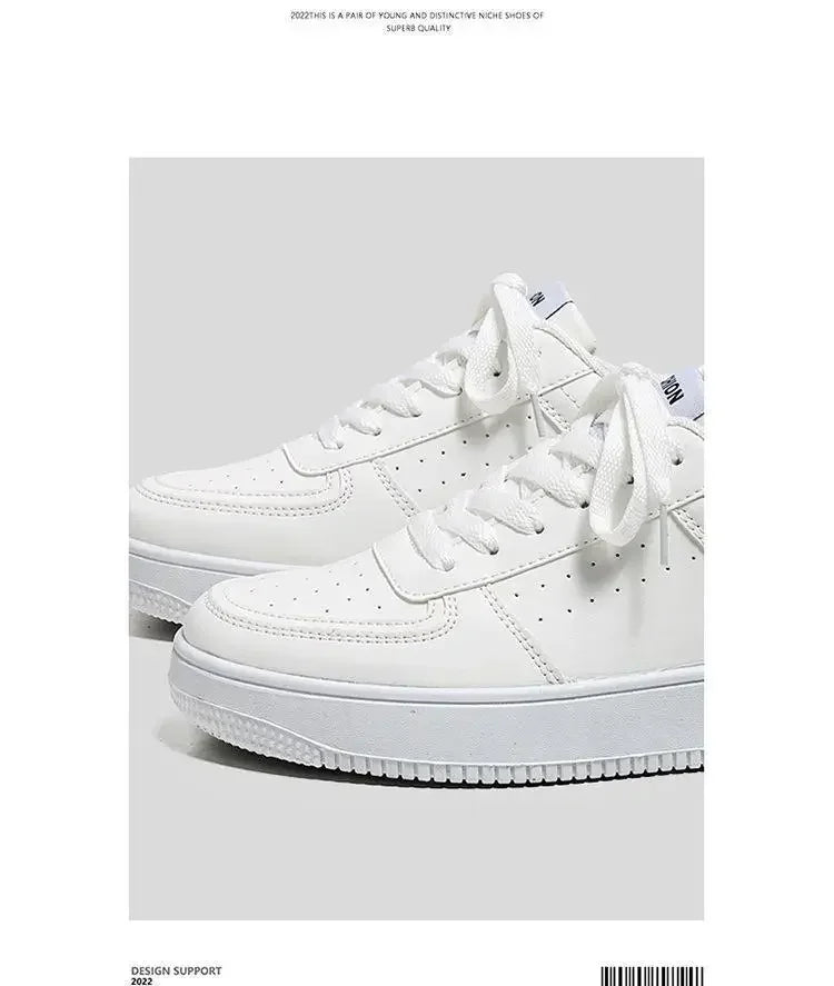 2025@@@New white men's shoes in 2025, pure white sports shoes for handsome and casual young students in spring.