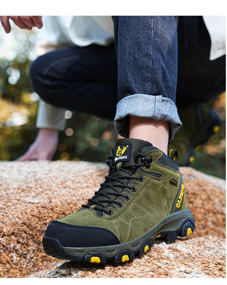 Men Women Outdoor Sports Hiking boots for Couple Autumn Winter Ankle Boot For Man Keep Warm Sneaker Shoe New Arrivial Classic